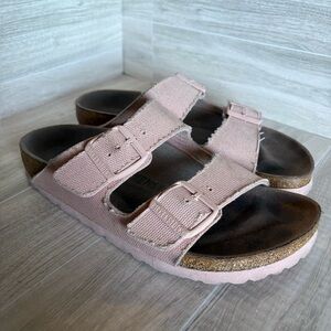 Birkenstock Arizona River Logo (soft pink)